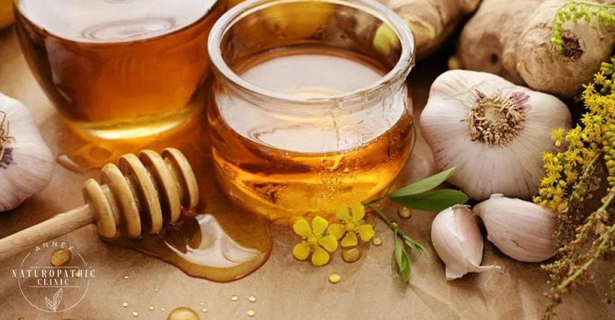 Infused Garlic Honey for Sore Throats | Annex Naturopathic Clinic | Naturopath Toronto
