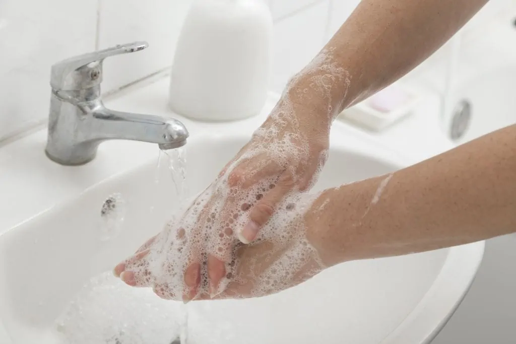 hand washing is a big factor in eliminating uti risks