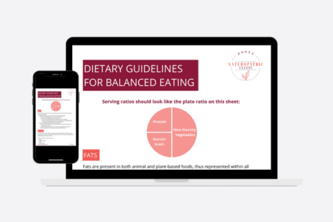 Icon Dietary Guidelines for Balanced Eating