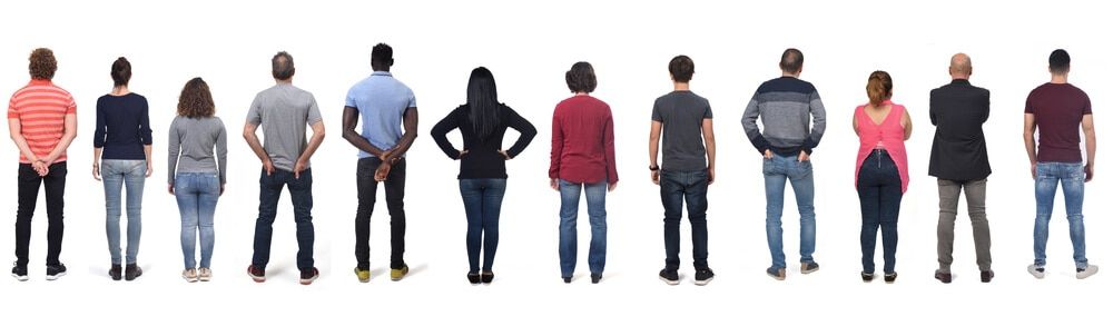 group of people with different body types